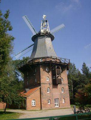 Photo: Mühle vor dem Schiffertor in Stade