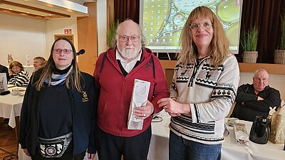 Ehrung für Holger Krahe aus Jever vom Arbeitskreis Schlachtmühle im Jeverländischen Altertums- und Heimatverein