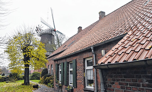 Müllerhaus der Sterrenberg-Mühle in Upgant-Schott 