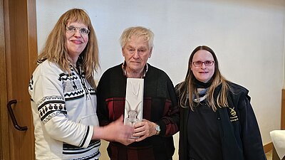 Ehrung für Franz Rosenkranz aus Hamburg, Müllermeister und Ausbilder in Karoxbostel, Moisburg und Umgebung